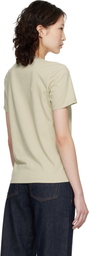 Maison Kitsuné Beige Baby Fox Regular T-shirt