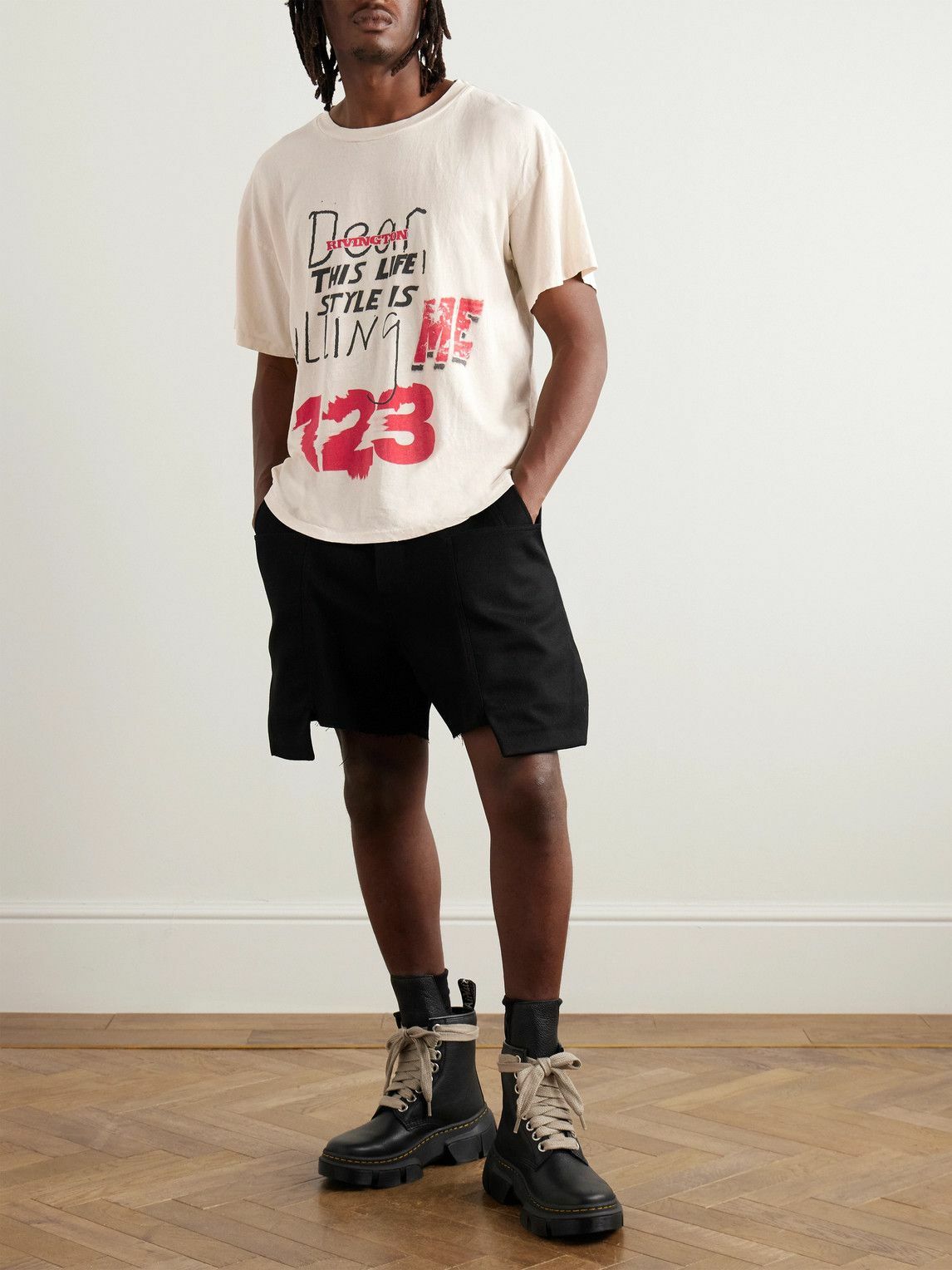 RRR123 Killing Me Tシャツ RRR123 Killing Me T-shirt | White | FARFETCH
