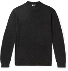 Z Zegna - TECHMERINO Wool Mock-Neck Sweater - Gray