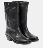 Isabel Marant Ademe leather cowboy boots