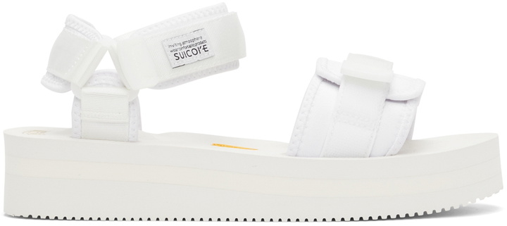 Photo: Suicoke White CEL-VPO Sandals