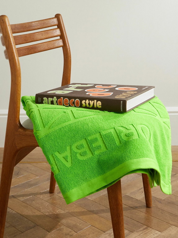 Photo: Orlebar Brown - Lamborghini Embossed Organic Cotton-Terry Beach Towel