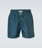 Rubinacci Satin swim trunks