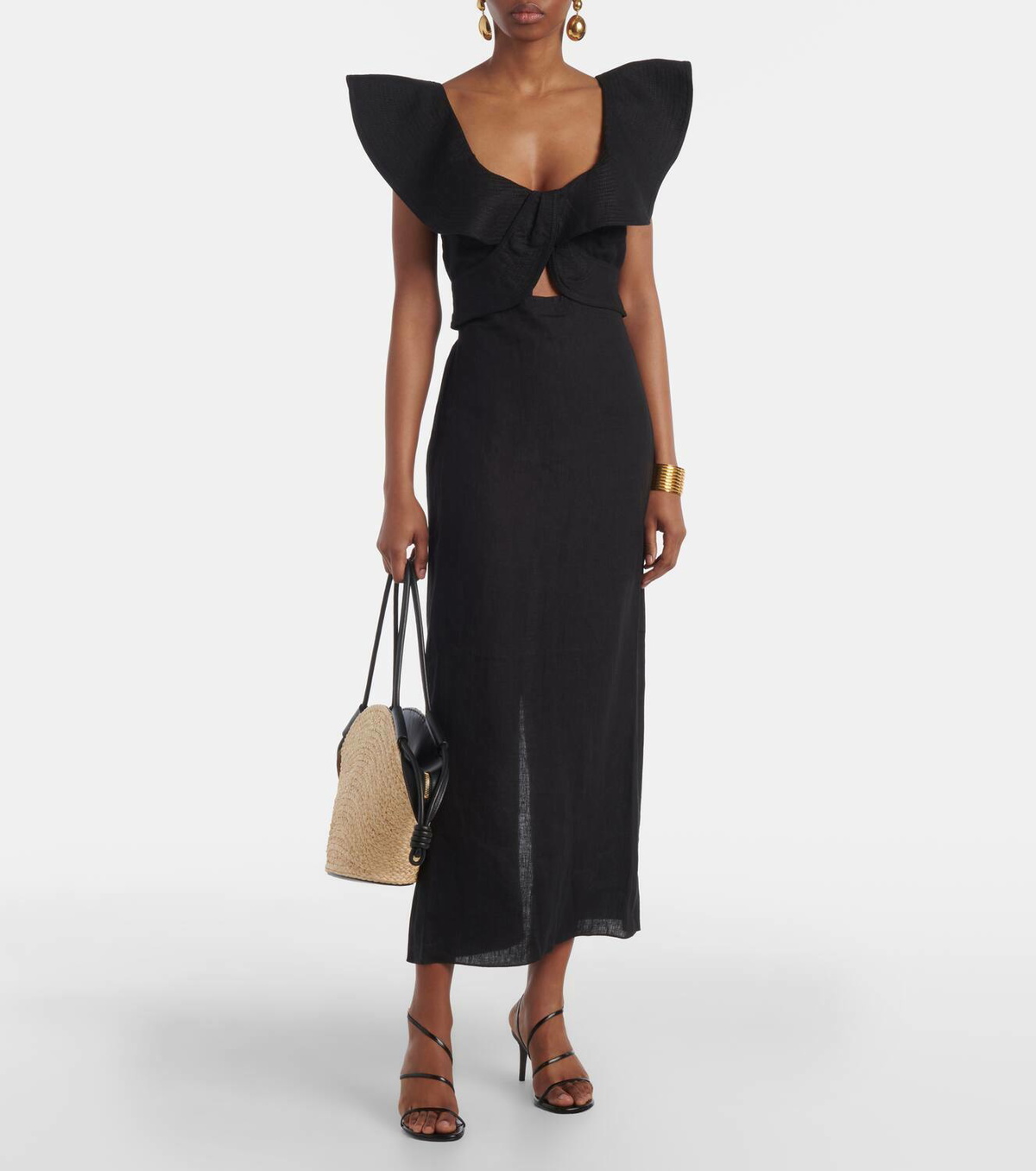 princess polly baby blue dress Johanna Ortiz One-Shoulder Long Dress - Black Dresses, Clothing -  ORTIZ43633 main image 0