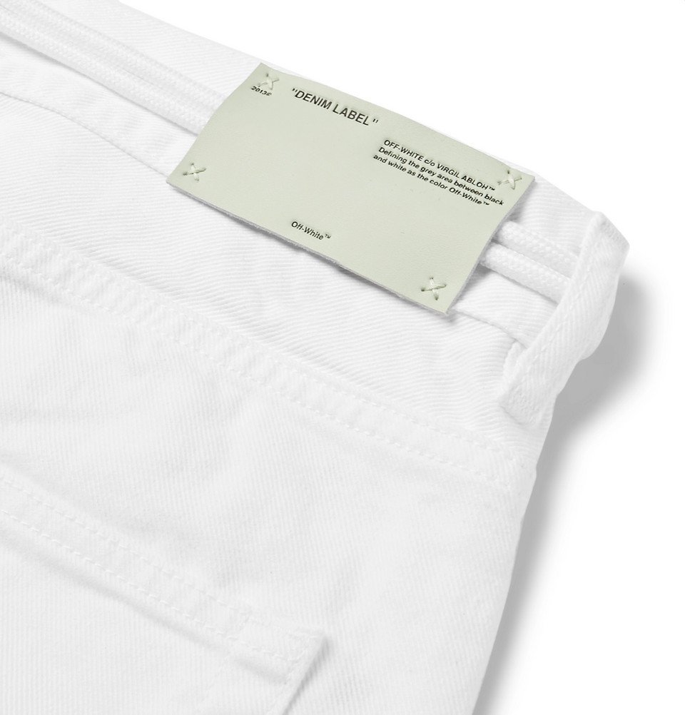 Off-White - Slim-Fit Denim Jeans - Men - White Off-White