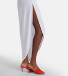 Jacquemus The Sole cutout jersey midi dress