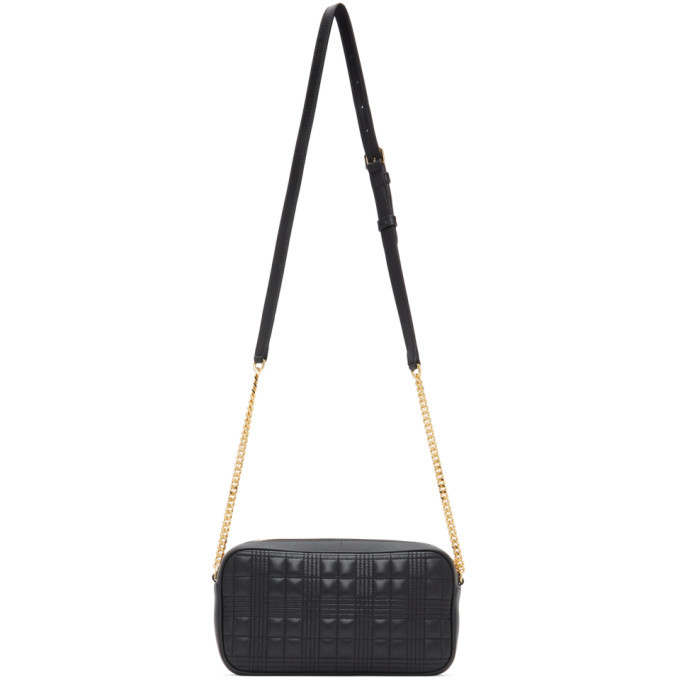 Burberry Black Quilted Camera Bag Burberry