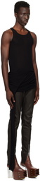 Rick Owens Black Porterville Ziggy Banana Tank Top