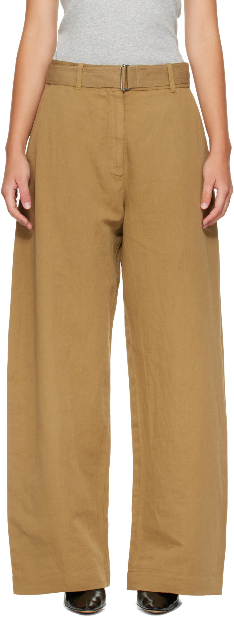 Studio Nicholson Tan Chatto Trousers
