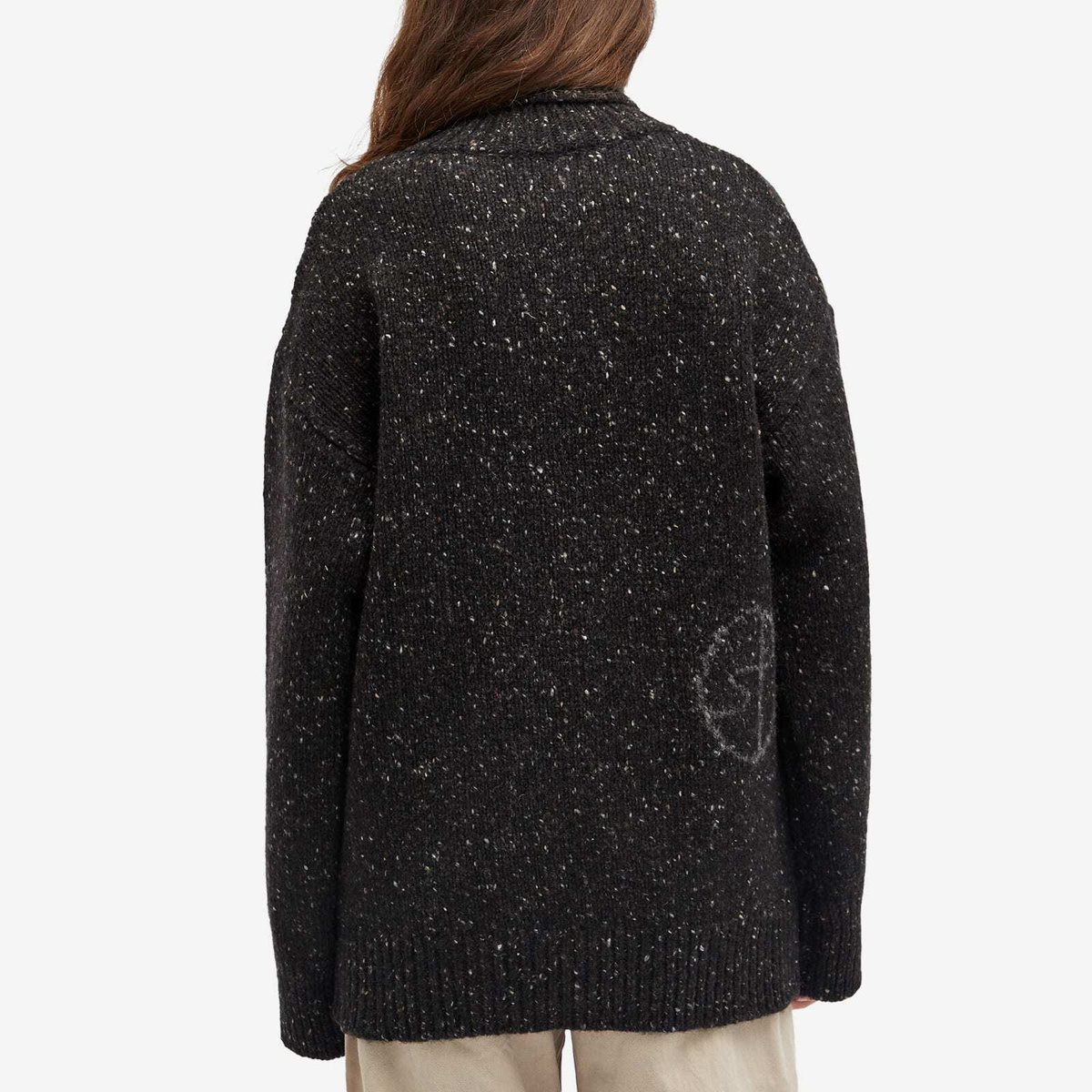 Saks Potts Women's Camilla Sweater in Dark Grey Melange
