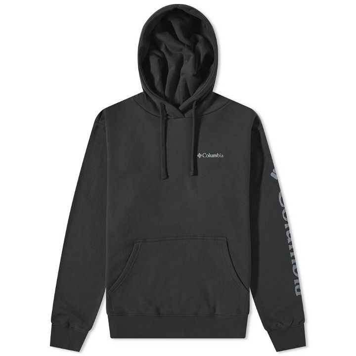 Photo: Columbia Men's Viewmont™ Graphic Hoody in Black/City Green