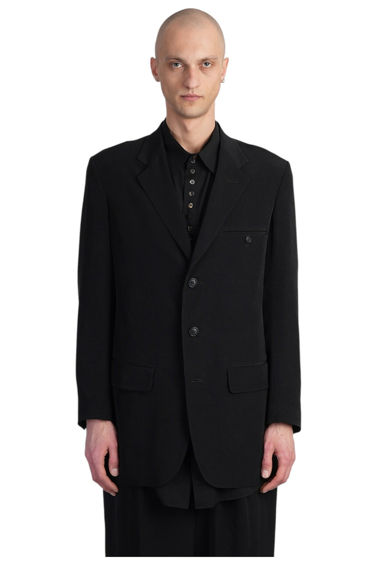 Yohji Yamamoto Black New Era Edition Coach Jacket Yohji Yamamoto