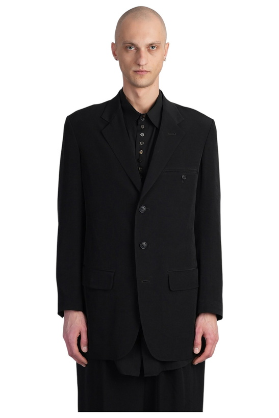 Photo: Yohji Yamamoto I Blazer In Black Triacetate