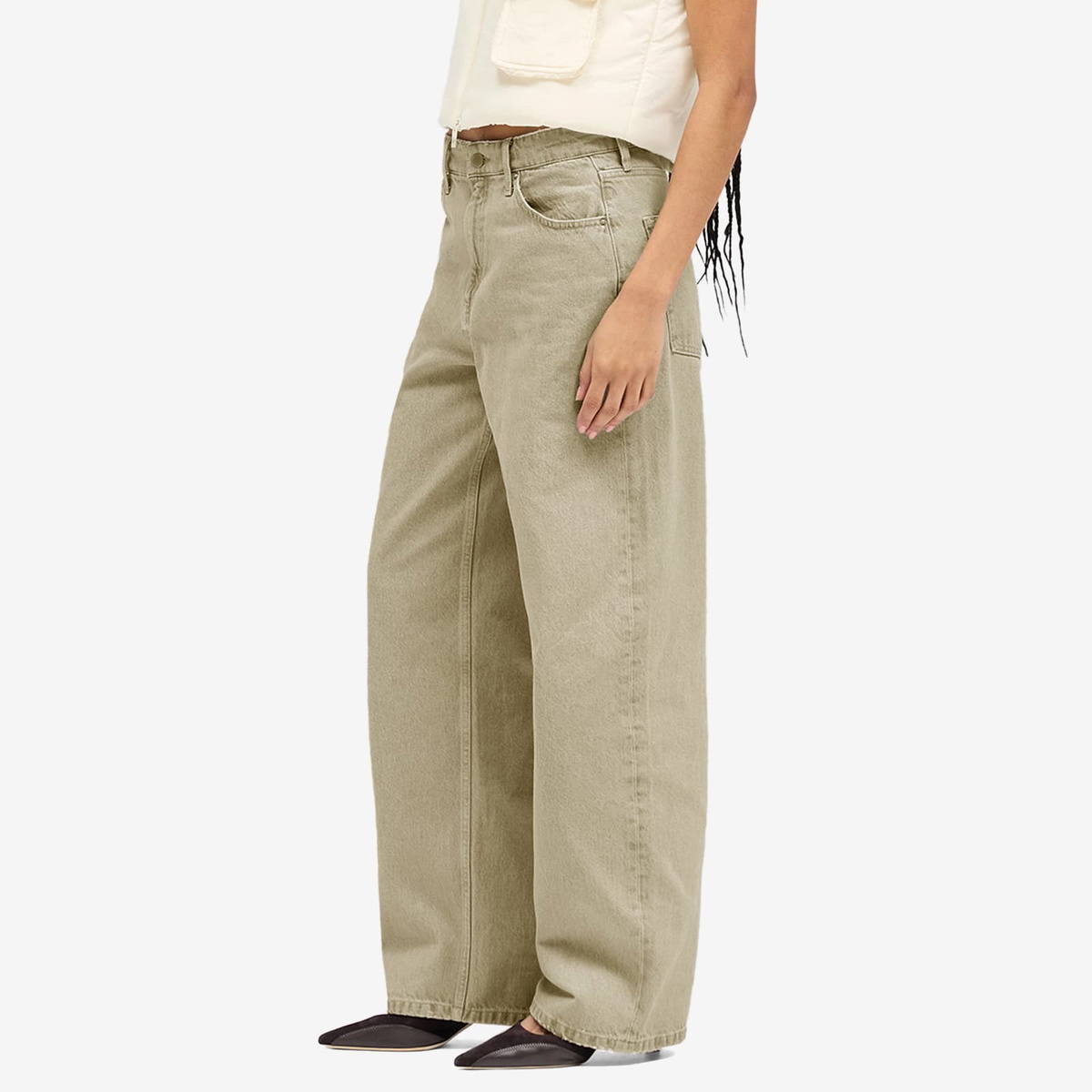 Represent Women's Balloon Jeans in Ash Blue