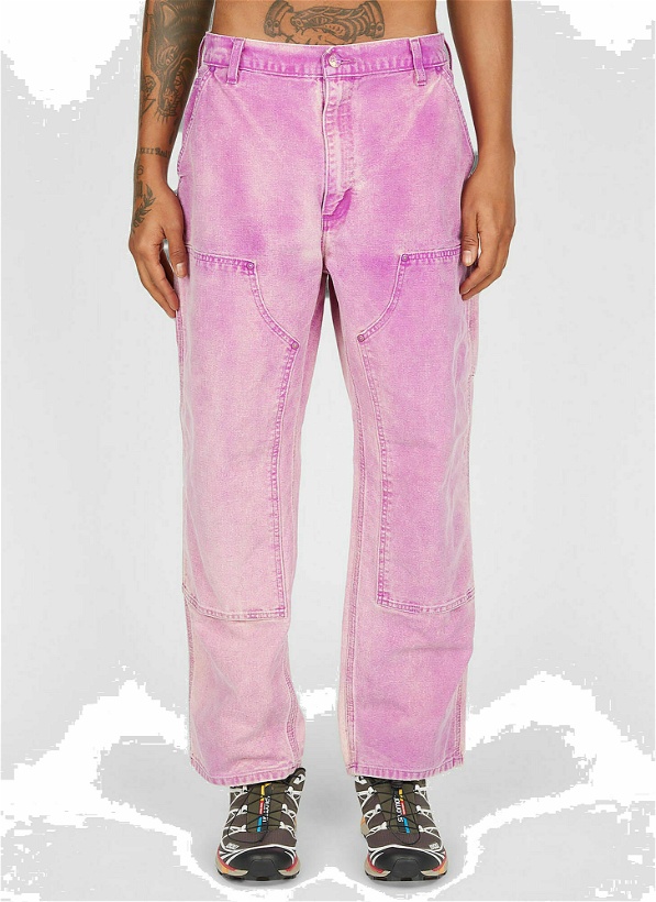 Photo: NOTSONORMAL - Washed Working Jeans in Purple
