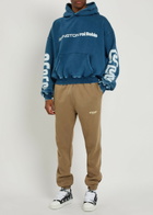 Rivington Roi Rebis Metanoi Printed Hooded Cotton Sweatshirt Navy