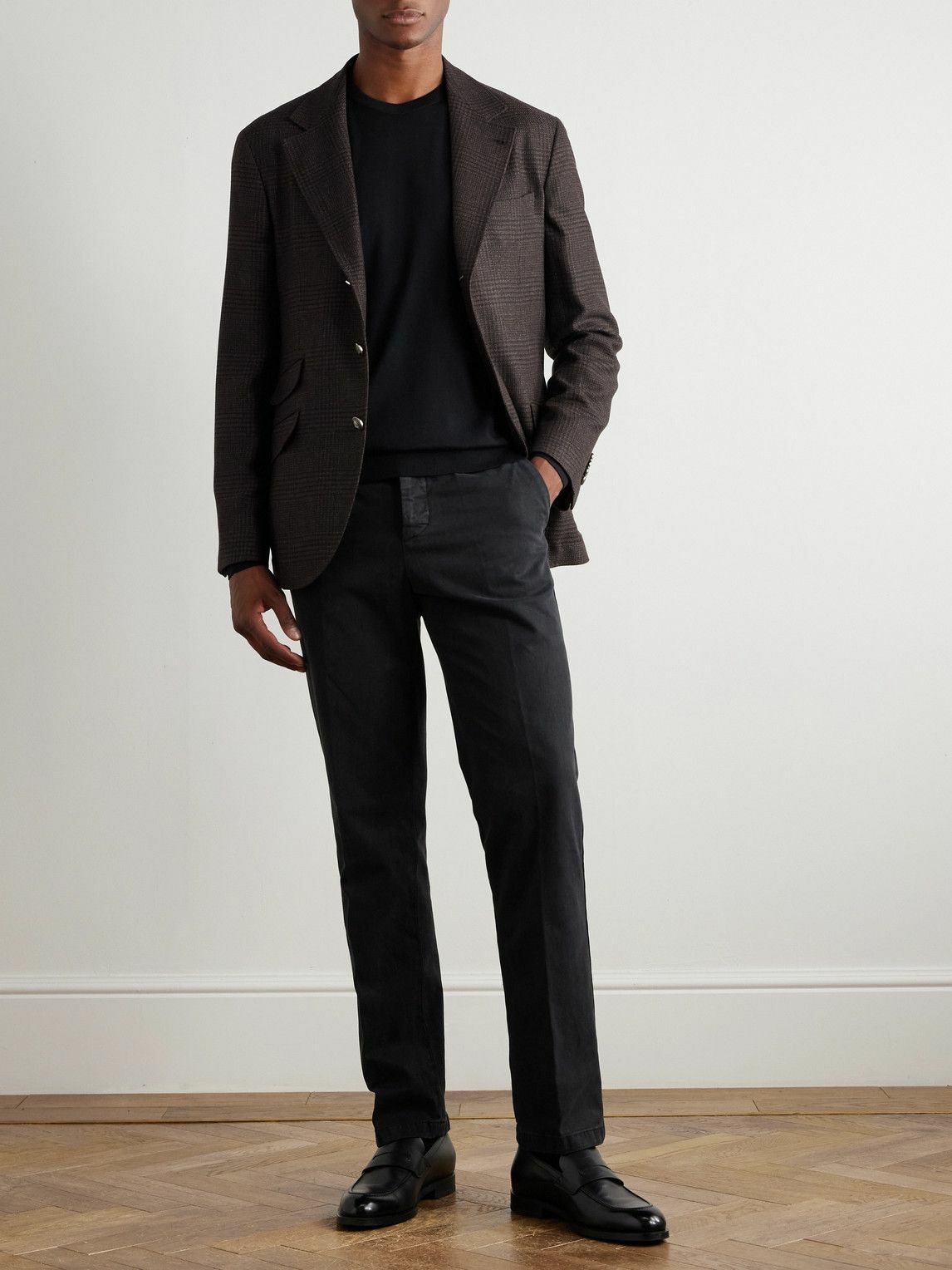 Kiton - Wool Sweater - Black