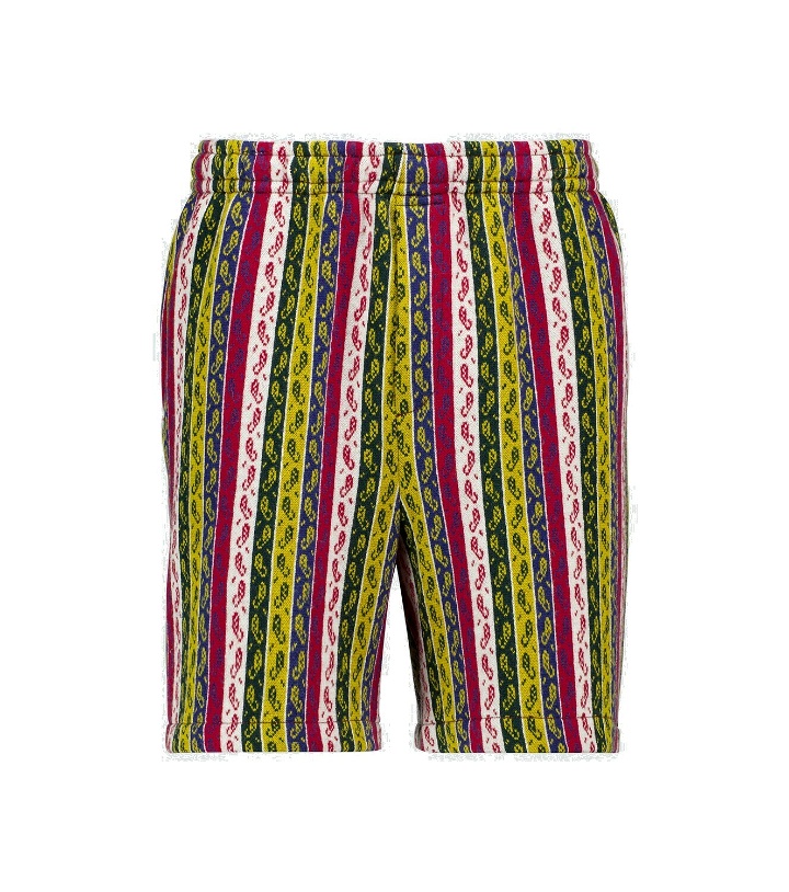 Photo: Bode Primary striped merino shorts