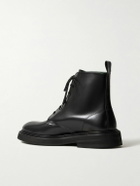 VINNY's - Officer Glossed-Leather Boots - Black
