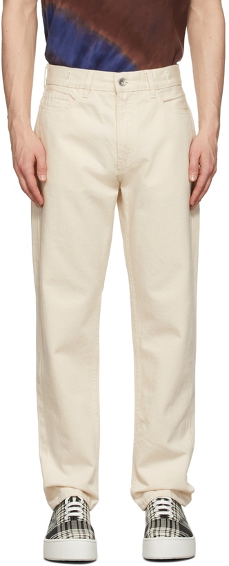 Photo: YMC White Selvedge Tearaway Trousers