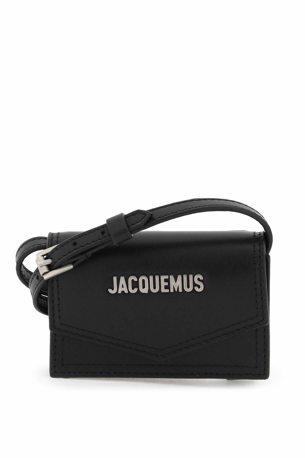 JACQUEMUS 'le porte azur' crossbody cardholder Black Jacquemus