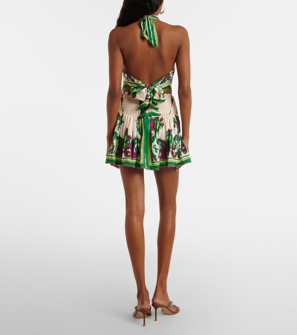 Poupette St Barth Colleen floral miniskirt