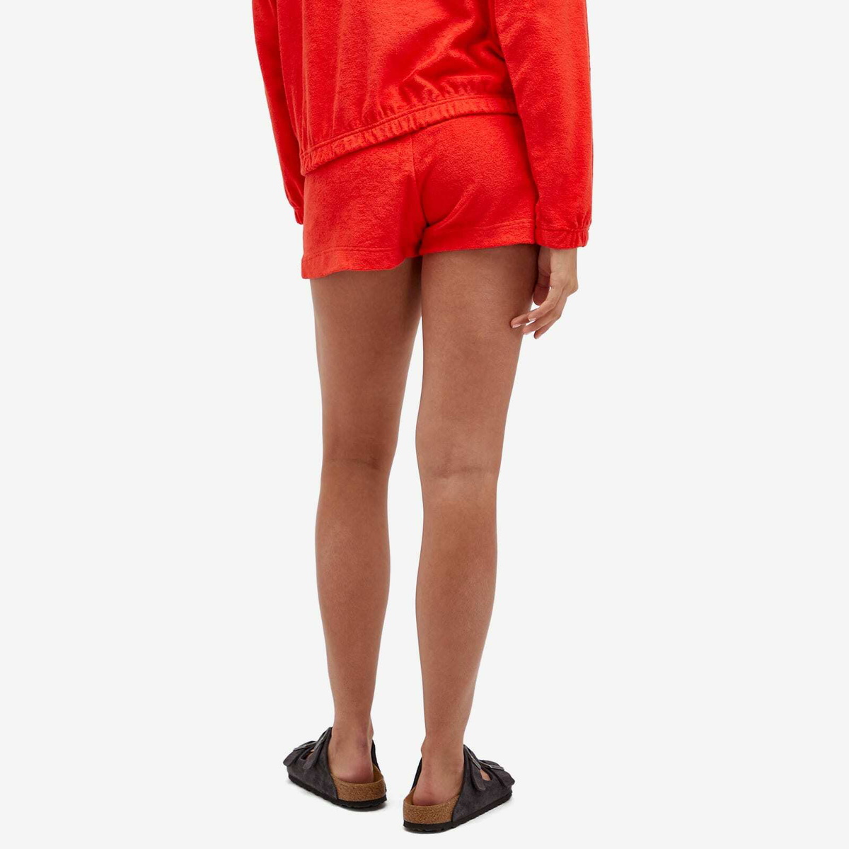 Howlin by Morrison Women's Howlin' Towelling Wonder Shorts in Red Fire