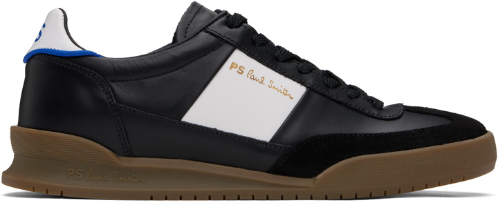 Photo: PS by Paul Smith Black & White Dover Panel Sneakers