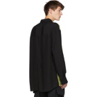 Song for the Mute Black Oversized Long Sleeve Shirt