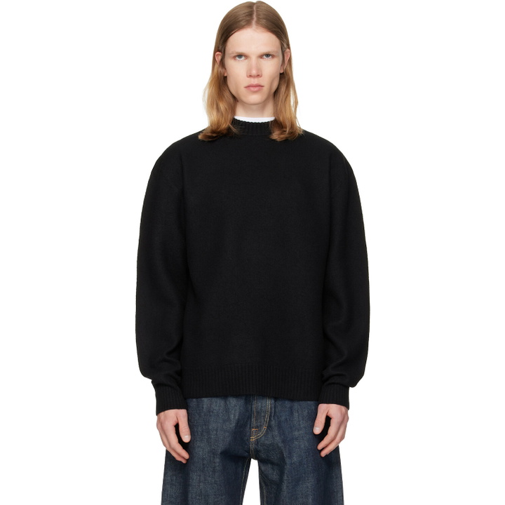Photo: Jil Sander Black Wool Sweater