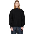Jil Sander Black Wool Sweater