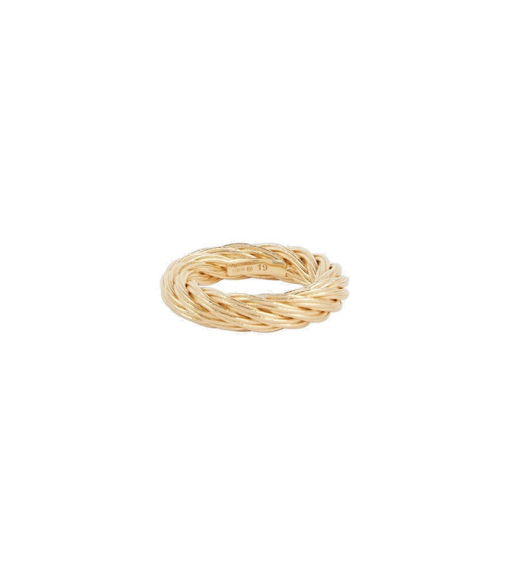 Photo: Bottega Veneta - Cord gold-plated sterling silver ring