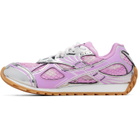 Bottega Veneta Pink & Silver Orbit Sneakers