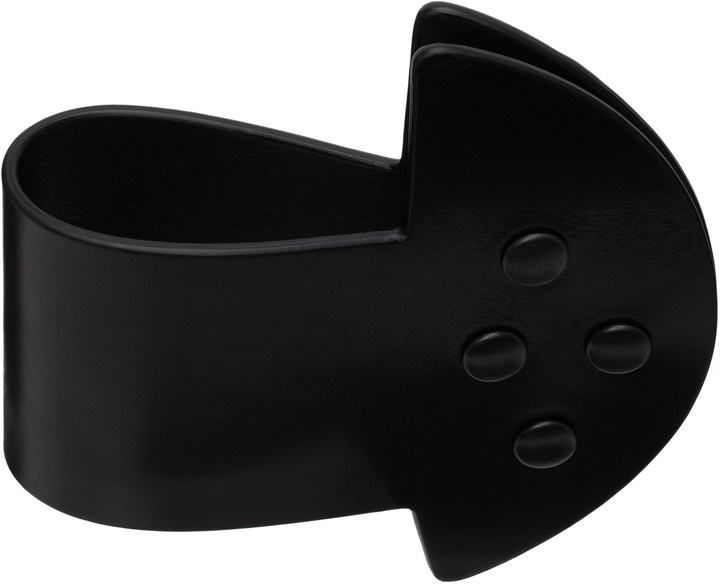 Photo: Rick Owens Black Hollywood Anthem Snaps Cuff Bracelet
