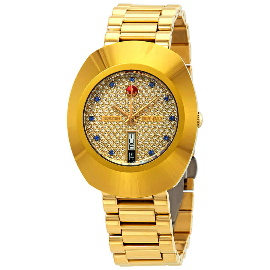 Rado Original Automatic Gold Dial Mens Watch R12413314 Rado