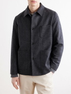 Lardini - Prince of Wales Wool and Cashmere-Blend Jacket - Gray