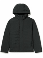 Theory - Nicholas Quilted Shell Hooded Down Jacket - Black
