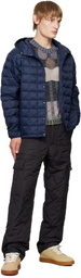 TAION Black Military Down Cargo Pants