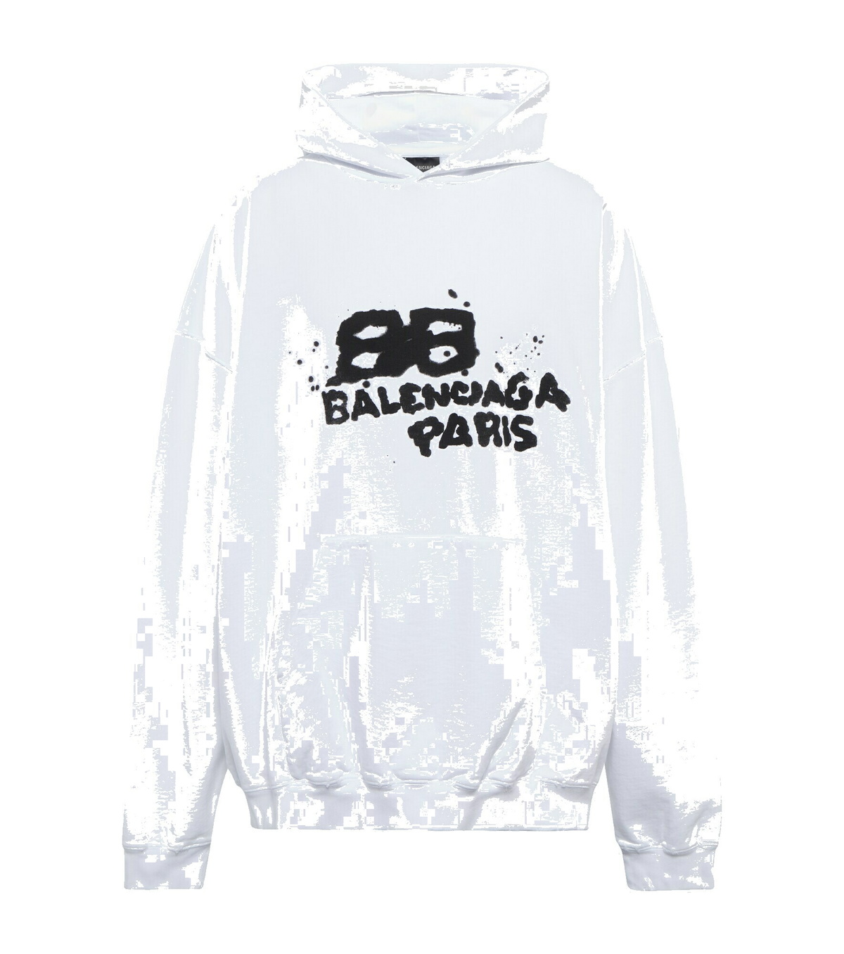 Balenciaga - Logo cotton hoodie Balenciaga