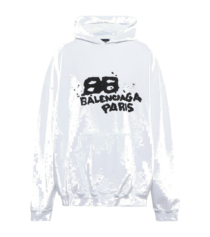Photo: Balenciaga - Logo cotton hoodie