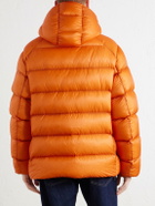 Polo Ralph Lauren - Hawthorne Logo-Embroidered Quilted Recycled-Shell Hooded Down Jacket - Orange