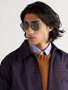 Mr Leight - Monterey SL Tortoiseshell Acetate and Bronze-Tone Sunglasses