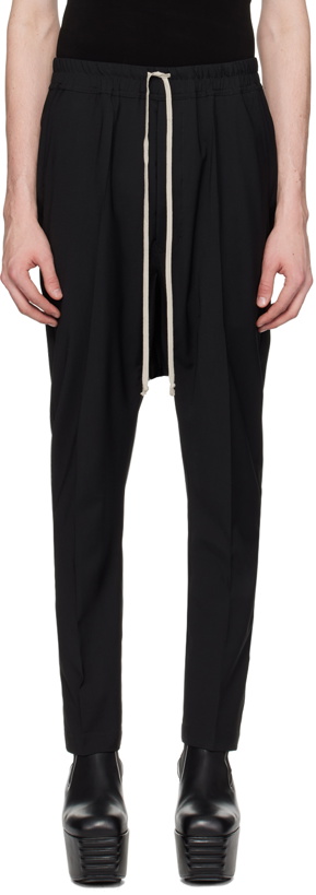 Photo: Rick Owens Black Slim Long Trousers