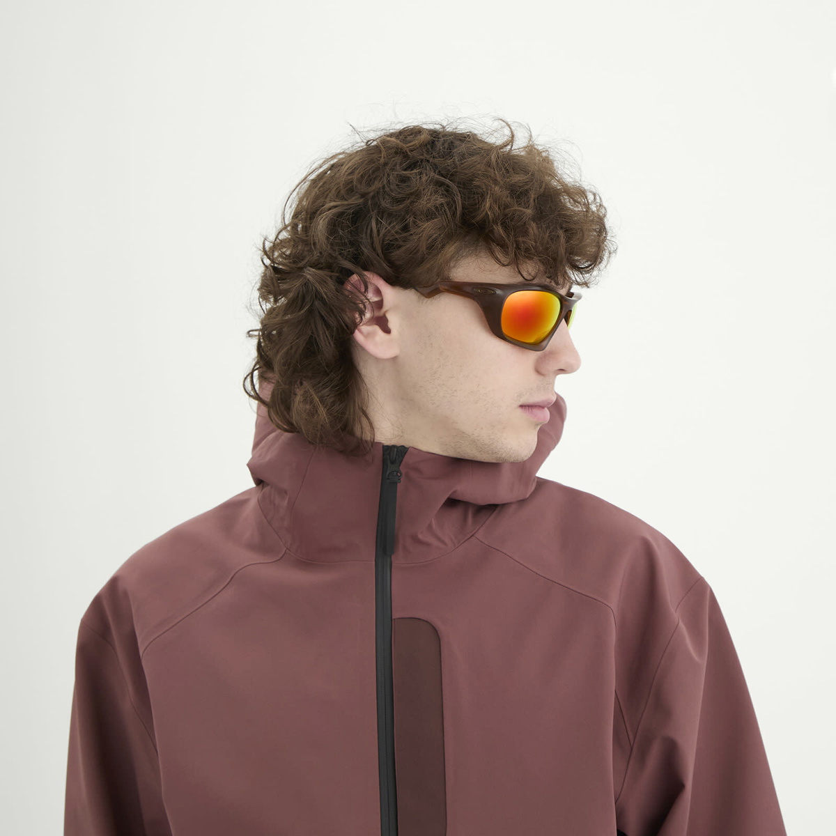 Oakley Lateralis Sunglasses in Matte Dark Amber/Prizm Ruby 