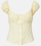 Montce Millie gingham top