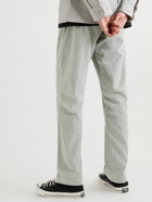 Abc. 123. - Logo-Appliquéd Cotton-Corduroy Trousers - Gray