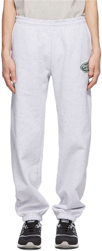 Photo: Sporty & Rich Grey Land Rover Edition Logo Patch Lounge Pants