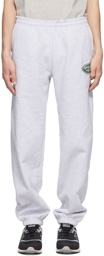 Sporty & Rich Grey Land Rover Edition Logo Patch Lounge Pants