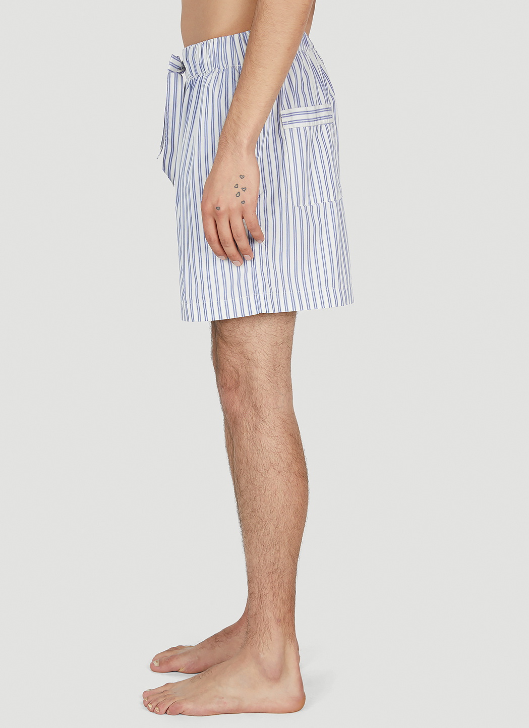 Tekla Skagen Stripes Shorts