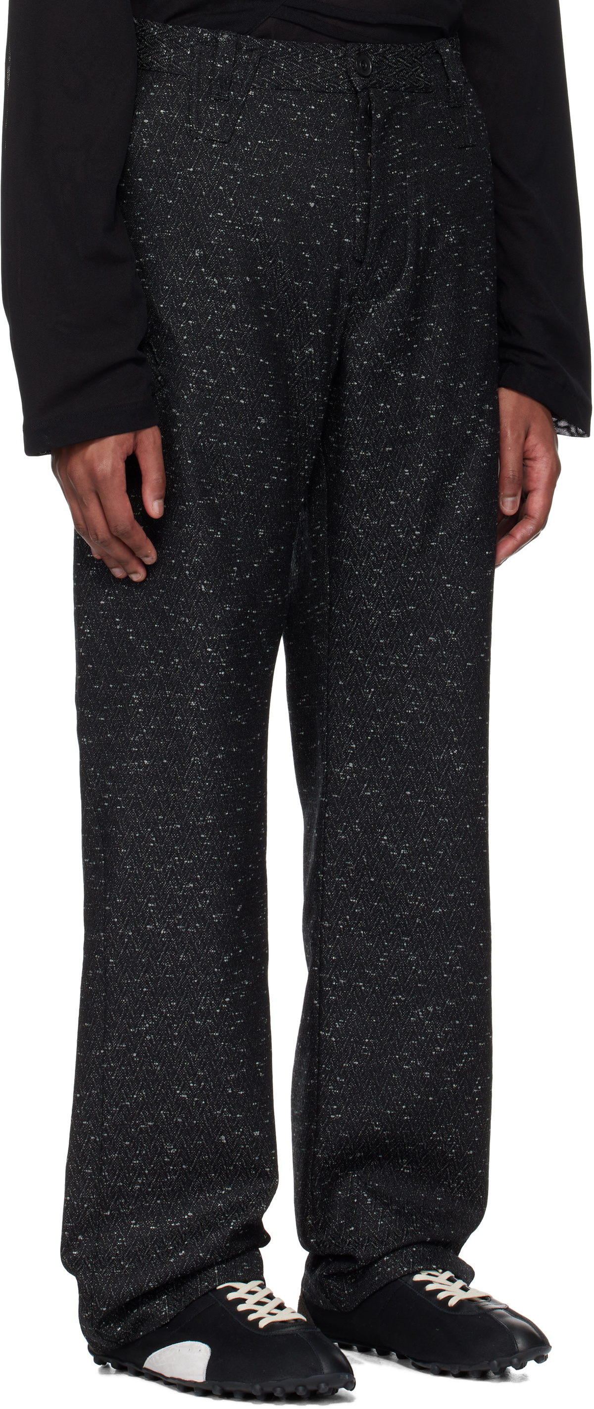 Kiko Kostadinov Black Zafar Cargo Pants Kiko Kostadinov